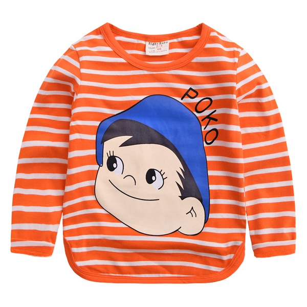 Детски раирани тениски за момчета 3 цвята