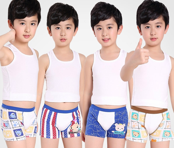 Бельо за момчета - комплекти от 4 броя - червен, жълт, оранжев, син и други топ модели