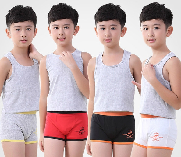 Комплект детско памучно бельо за момчета - различни комбинирани комплекти от 3 и 4 броя