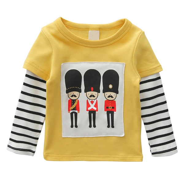 Тениска с дълъг ръкав за момчета два модела