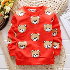 Ανοιξιάτικη μπλούζα για αγόρια με αρκουδάκια.