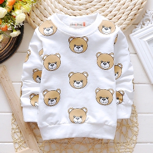 Ανοιξιάτικη μπλούζα για αγόρια με αρκουδάκια.