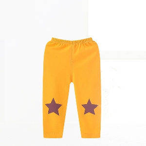 Παιδικά βαμβακερά παντελόνια για αγόρια και κορίτσια σε πράσινο, κίτρινο, πορτοκαλί, μπλε, μοβ και ροζ χρώμα- 2 διαφορετικά μοντ