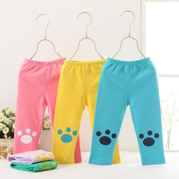 Παιδικά βαμβακερά παντελόνια για αγόρια και κορίτσια σε πράσινο, κίτρινο, πορτοκαλί, μπλε, μοβ και ροζ χρώμα- 2 διαφορετικά μοντ