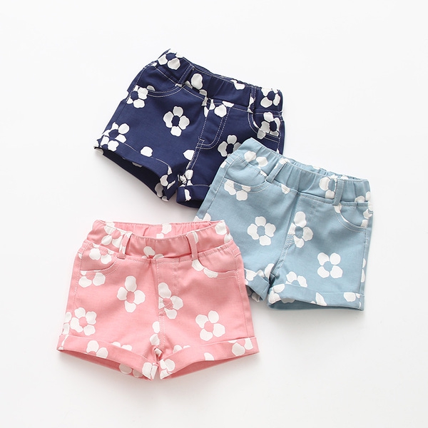 Детски къси модерни панталони за момичета 