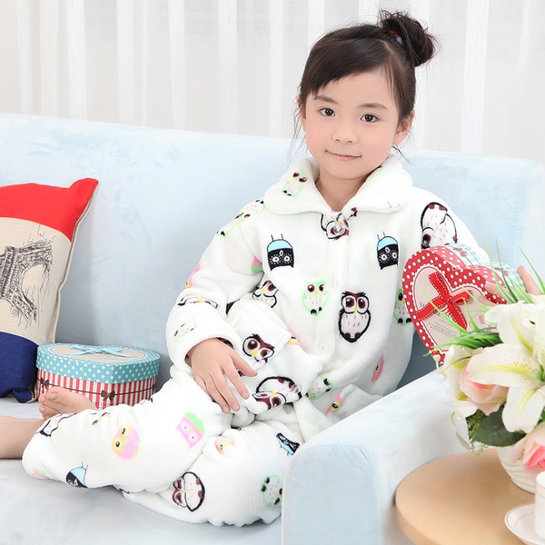 Детски есенно-зимни пижами за момчета и момичета - 17 модела