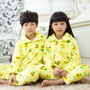 Детски есенно-зимни пижами за момчета и момичета - 17 модела