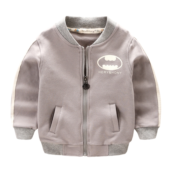 Παιδικό μπουφάν σε διάφορα χρώματα - κόκκινο, γκρι, πράσινο - σπορ και κομψό για  αγόρια