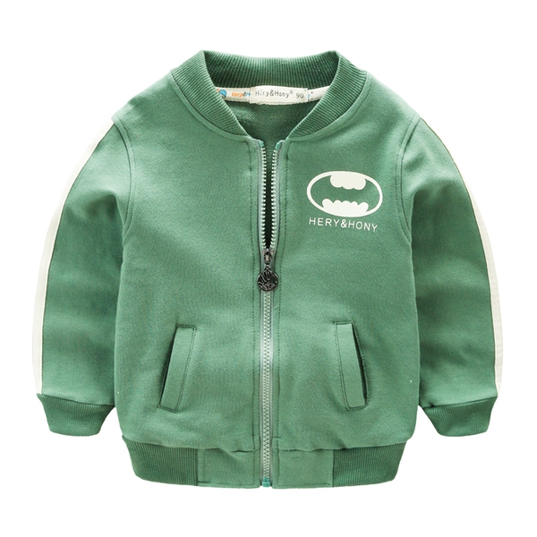 Παιδικό μπουφάν σε διάφορα χρώματα - κόκκινο, γκρι, πράσινο - σπορ και κομψό για  αγόρια