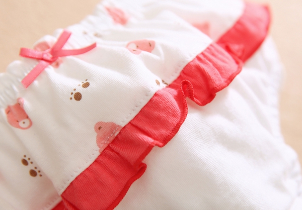 Детско памучно бельо - 4 бройки за момичета