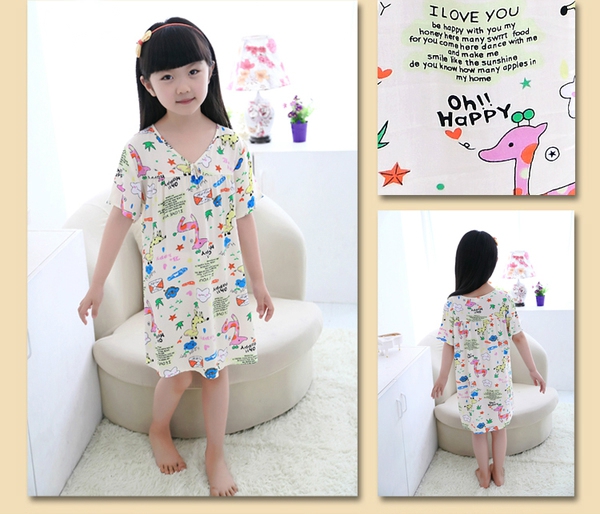 Детски летни нощници за момичета - 22 модела
