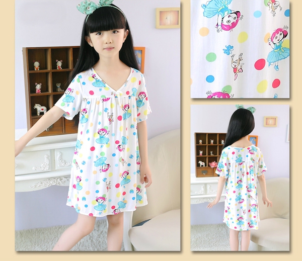 Детски летни нощници за момичета - 22 модела