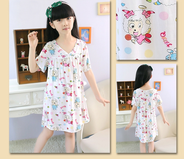 Детски летни нощници за момичета - 22 модела