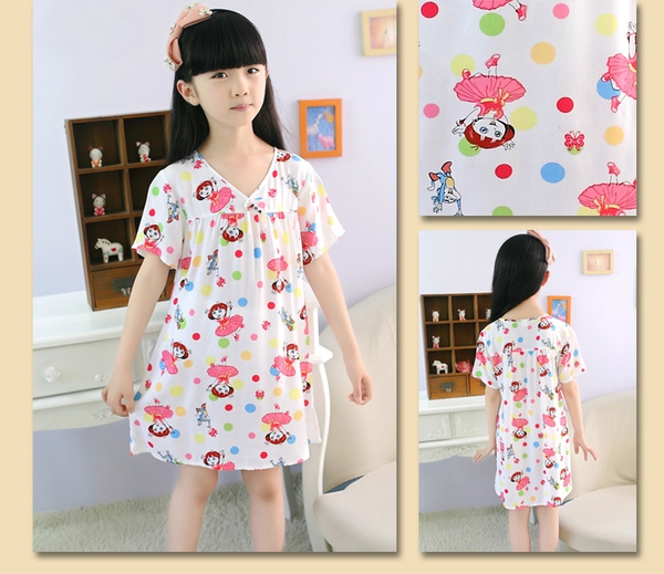 Детски летни нощници за момичета - 22 модела