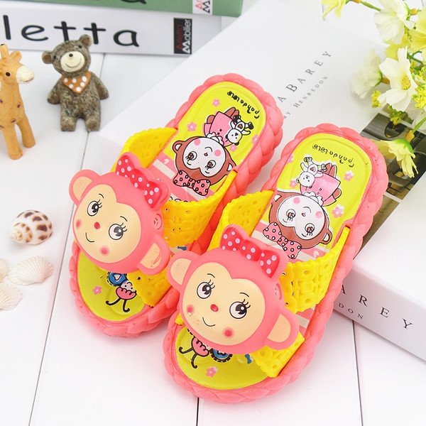 ριγέ παντόφλες παιδιών το καλοκαίρι για αγόρια και κορίτσια - 4 μοντέλα