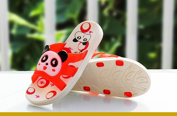 Детски летни чехли за момчета с панда в различни цветове - 8 модела