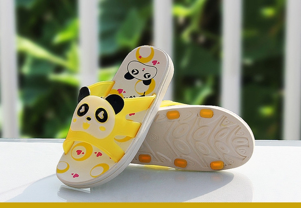 Детски летни чехли за момчета с панда в различни цветове - 8 модела