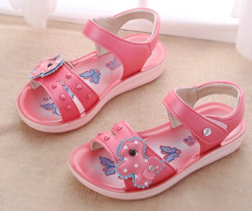 Детски летни сандали за момичета в различни цветове - 23 модела