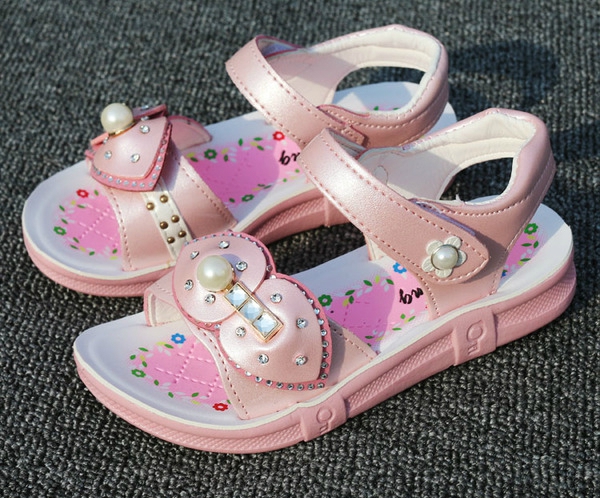 Детски летни сандали за момичета в различни цветове - 23 модела