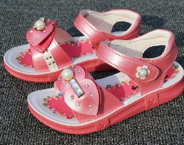 Детски летни сандали за момичета в различни цветове - 23 модела