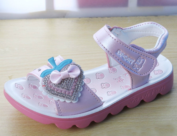 Детски летни сандали за момичета в различни цветове - 23 модела