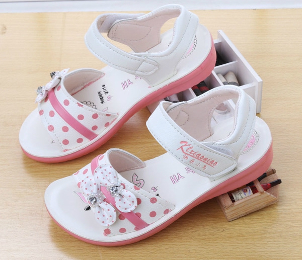 Детски летни сандали за момичета в различни цветове - 23 модела