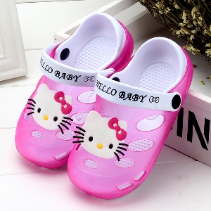 Детски летни чехли за момчета и момичета - Big Hero  и Hello Kitty 