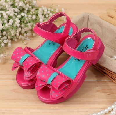 Детски сандали за момичета в различни цветове - 4 модела