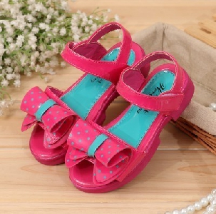 Детски сандали за момичета в различни цветове - 4 модела