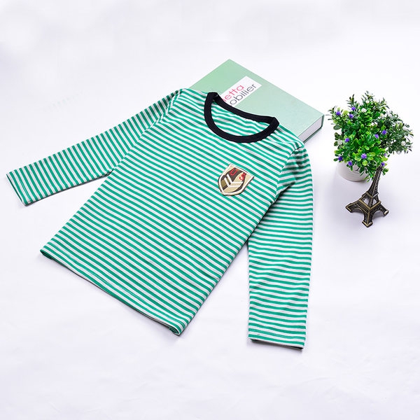 Детска тениска с дълъг ръкав за момчета - топ модели в син, лилав, жълт, червен - различни раирани и анимирани варианти