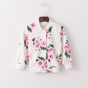 Пролетни якета за момичета с флорални мотиви.