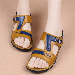 Детски сандали за момчета в кафяв и син цвят - 2 модела