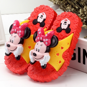 Παιδικό καλοκαίρι παντόφλες με Mickey και Minnie Mouse σε διάφορα χρώματα