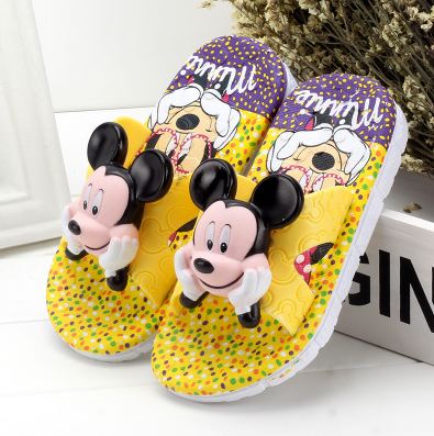 Παιδικό καλοκαίρι παντόφλες με Mickey και Minnie Mouse σε διάφορα χρώματα
