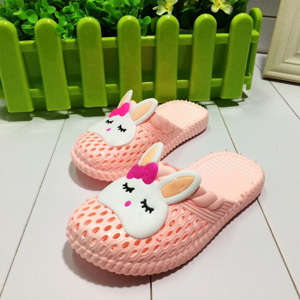 Παιδική καλοκαίρι παντόφλες λαγουδάκι για τα κορίτσια - 4 μοντέλα