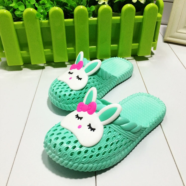 Παιδική καλοκαίρι παντόφλες λαγουδάκι για τα κορίτσια - 4 μοντέλα