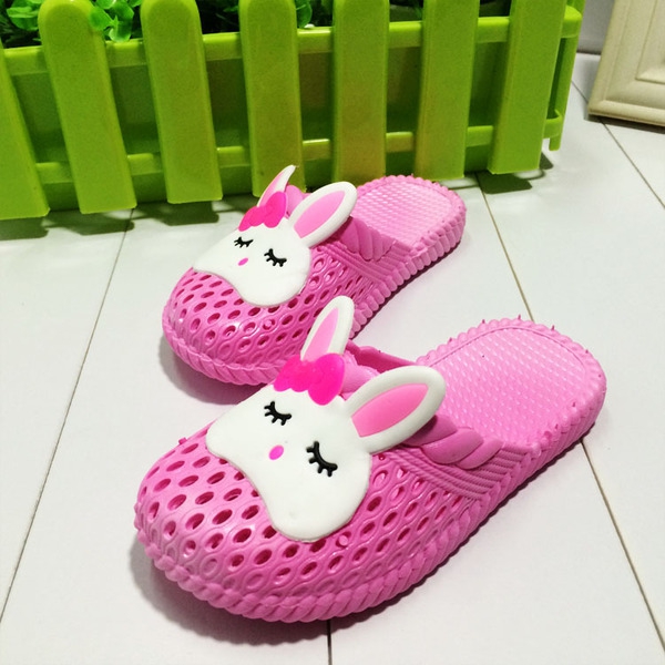 Παιδική καλοκαίρι παντόφλες λαγουδάκι για τα κορίτσια - 4 μοντέλα