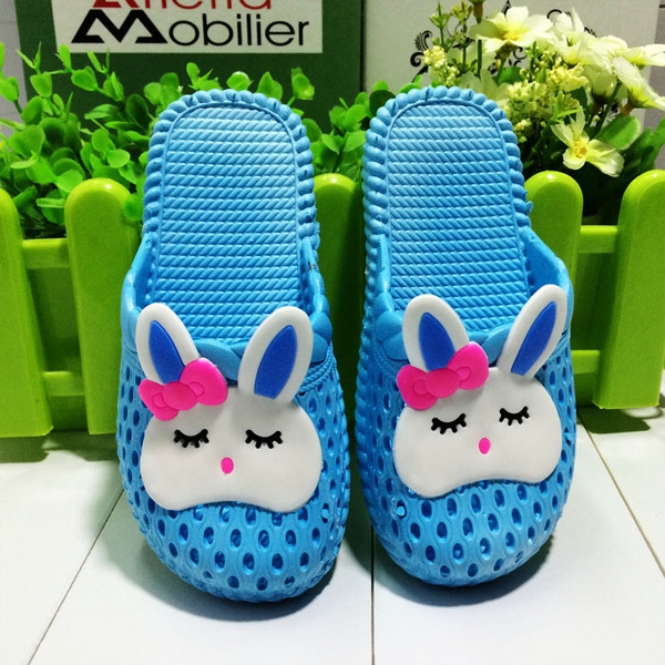 Παιδική καλοκαίρι παντόφλες λαγουδάκι για τα κορίτσια - 4 μοντέλα