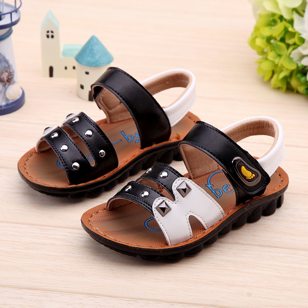 Παιδικά σανδάλια το καλοκαίρι για τα αγόρια σε καφέ, μπλε και μαύρο - 3 μοντέλα