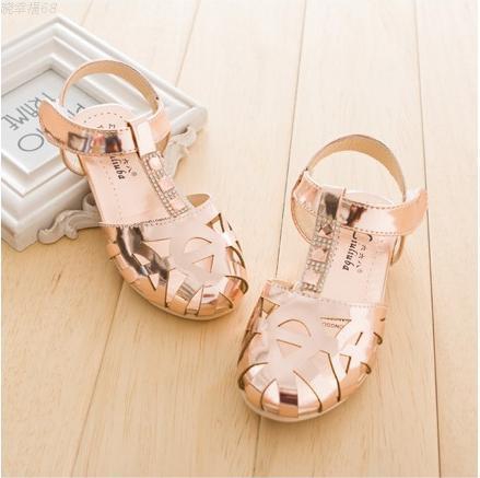 Модерни детски сандали за момичета в различни топ цветове - 8 модела