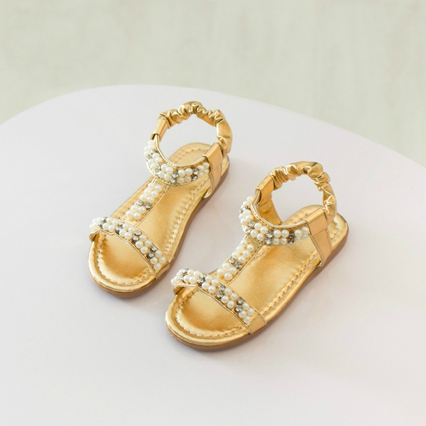 Παιδικά σανδάλια για τα κορίτσια λευκό τριαντάφυλλο κόκκινο και κίτρινο