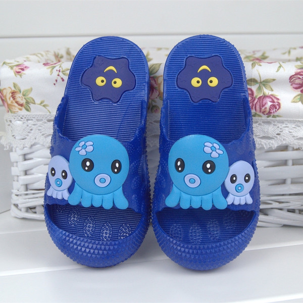 παντόφλες παιδιών για τα αγόρια και τα κορίτσια χταπόδι - 5 μοντέλα