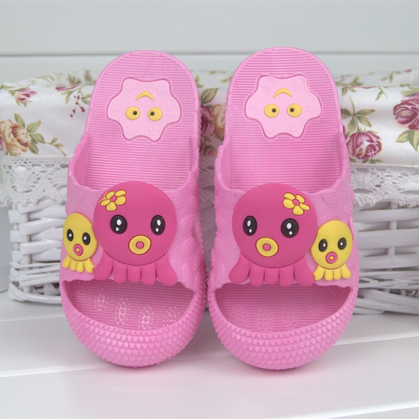 παντόφλες παιδιών για τα αγόρια και τα κορίτσια χταπόδι - 5 μοντέλα