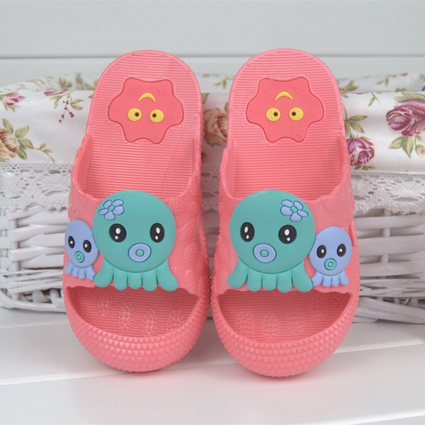 παντόφλες παιδιών για τα αγόρια και τα κορίτσια χταπόδι - 5 μοντέλα