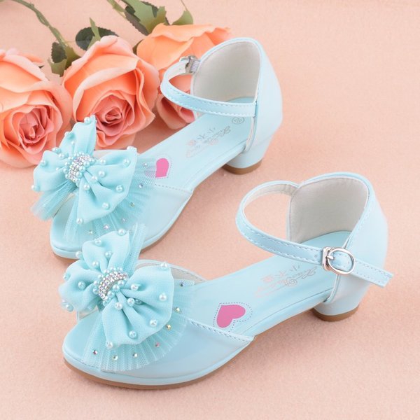 σανδάλια για παιδιά με κορδέλα για τα κορίτσια: Κίτρινο Ροζ Μπλε Λευκό