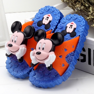 Παιδικό καλοκαίρι παντόφλες για αγόρια και κορίτσια Mickey και Minnie Mouse - 8 μοντέλα