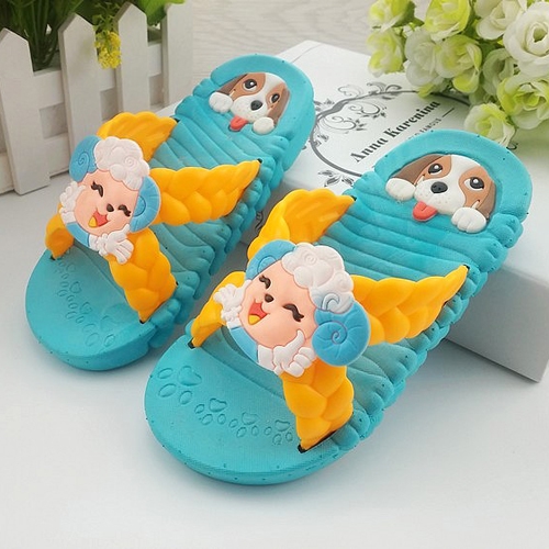 παντόφλες παιδιών για τα αγόρια και τα κορίτσια του καλοκαιριού - 12 μοντέλα