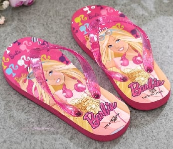 Το καλοκαίρι flip-flops με πριγκίπισσες της Disney και άλλα κινούμενα ηρωίδες - για τα κορίτσια