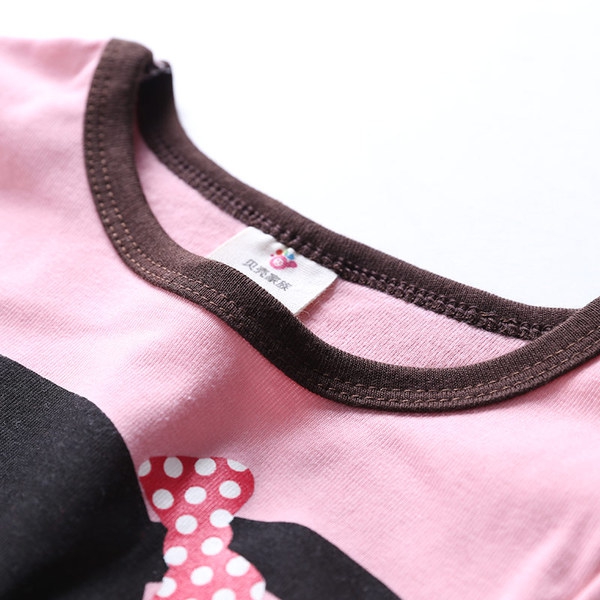 Детски тениски за момичета в розов и зелен цвят