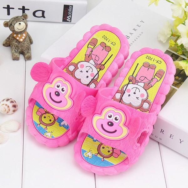 Παιδικό καλοκαίρι παντόφλες για αγόρια και κορίτσια πιθήκους - 5 μοντέλα